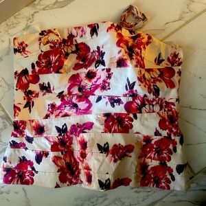 White House Black Market strapless corset